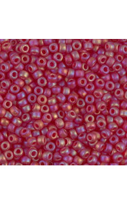 Miyuki rocailles Perlen 8/0 - Matte transparent ruby ab 8-141FR